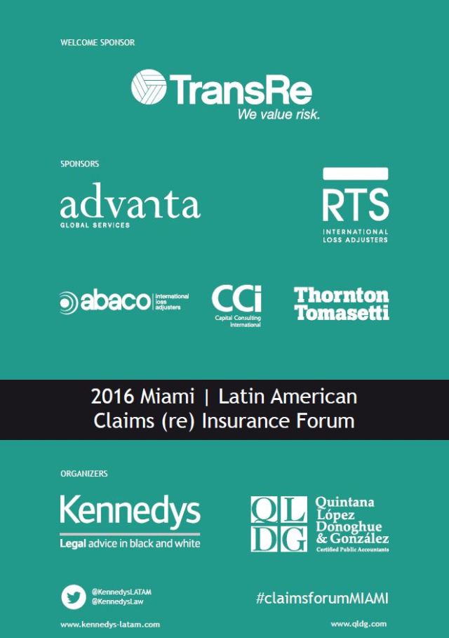Claims Forum Miami 2016 Trasera